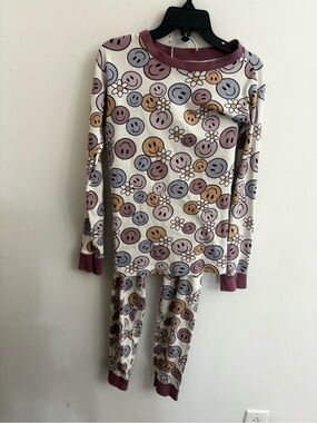 Petit Lem Long Sleeve Pajama Set floral 10 years